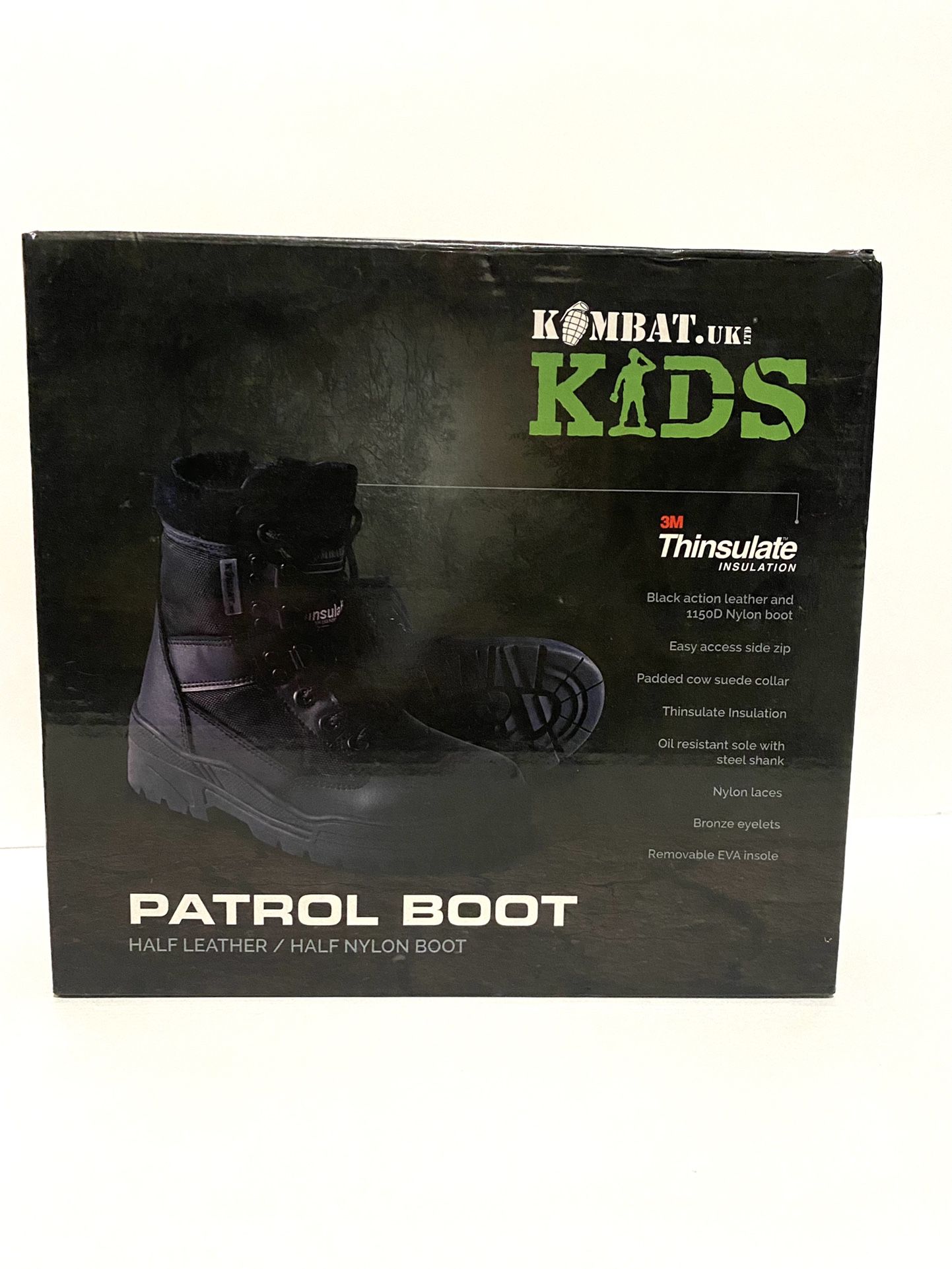 Kids Combat Military Boots