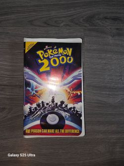 Pokémon 2000 Vhs with original card