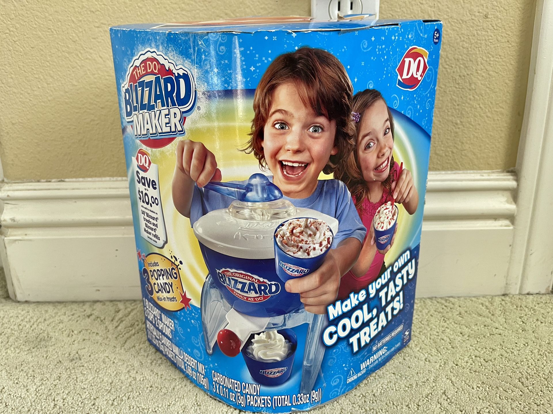 Vintage Dairy Queen Blizzard Maker Cool Tasty Treats DQ Ice Cream SpinMaster