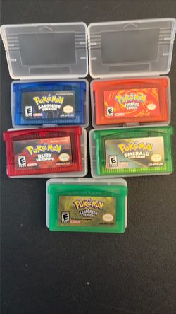 Pokémon GBA Cartridge Lot of 5 (replicas)