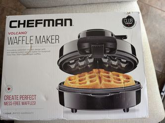 Chefman Volcano Belgian Waffle Maker - New in Box