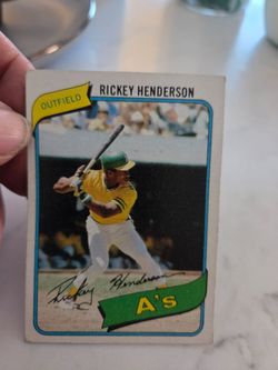 Rickey Henderson Card