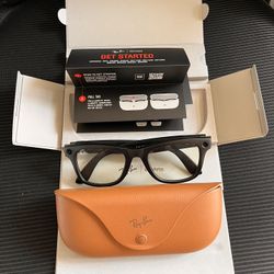Ray-Ban Meta (Gen 2) Wayfarer (Large, Clear Lenses, Black)