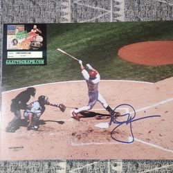 Mark McGwire Autographed Poster W/ COA