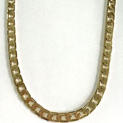 24” Cuban Necklace 8mm 14k Gold Plated *Ship Nationwide Or Pickup Boca Raton