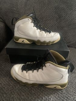 Nike Air Jordan 9 IX Retro Statue Militia Green White size 6.5y