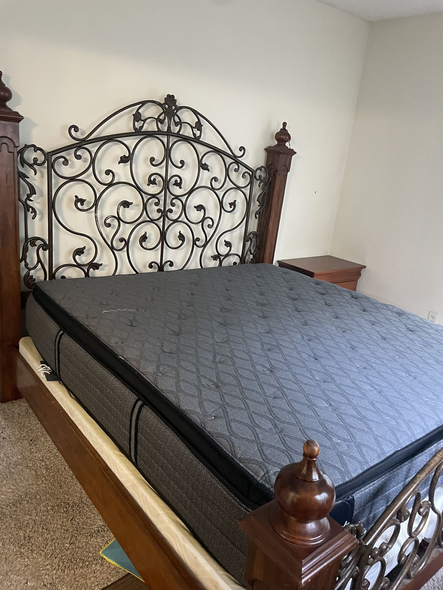 King Bed and Bed Frame