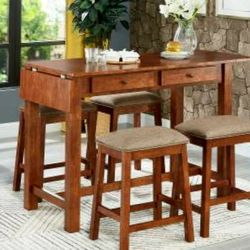 3414 OAK 3PCS PUB SET