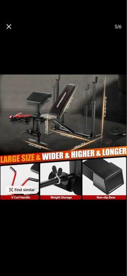 Bench press and pull bar