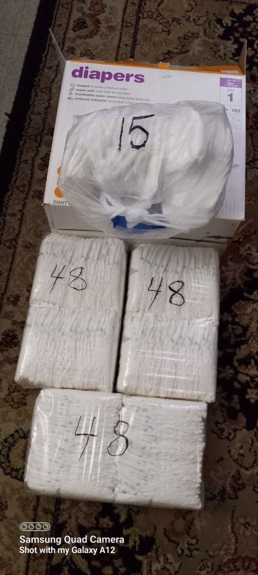 159 Count Baby Diapers Size 1 Fits 8-14 Pounds High-quality Brand $15 Check Out All Pictures Pick Up At Country Club And Grant