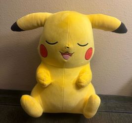 Pokemon 18" Sleeping Plush Pikachu
