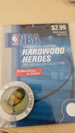 Tim Ducan NBA 2005 And Medallion Collection