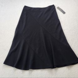 Antonio Melani Black Classic Skirt Knee Length  Women's Size 2 NWT