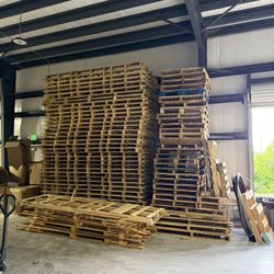 wooden pallets