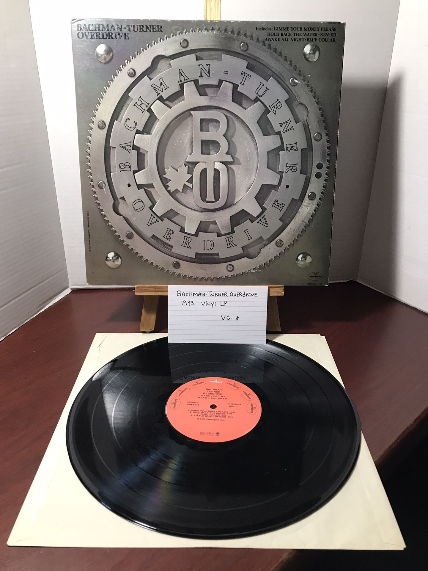 Bachman-Turner Overdrive 1973 Vinyl LPVg Plus