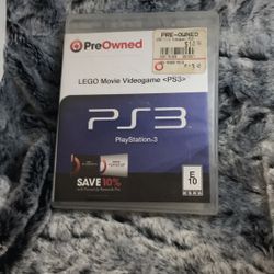 PS3 Lego Movie Video Game