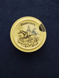 Vintage Propert's Leather And Saddle Soap Tin