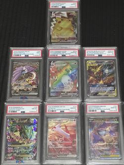 Pokemon PSA slabs