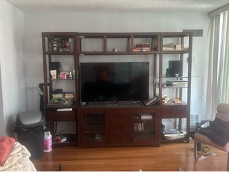Wood wall unit
