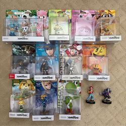 Nintendo amiibo 25 each