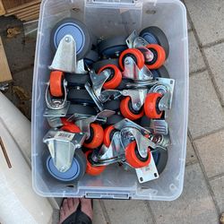 Caster Polyurethane 3” Swivel Brake