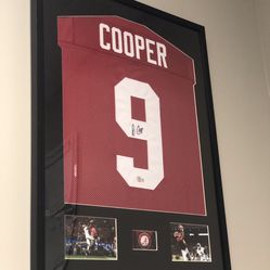 Signed Amari Cooper Alabama Jersey #9