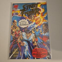 Street Fighter #1 NM 1st Comic appearance Malibu Comics 1993