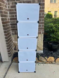 5-Cube Modular Storage Organizer ( PLASTIC )