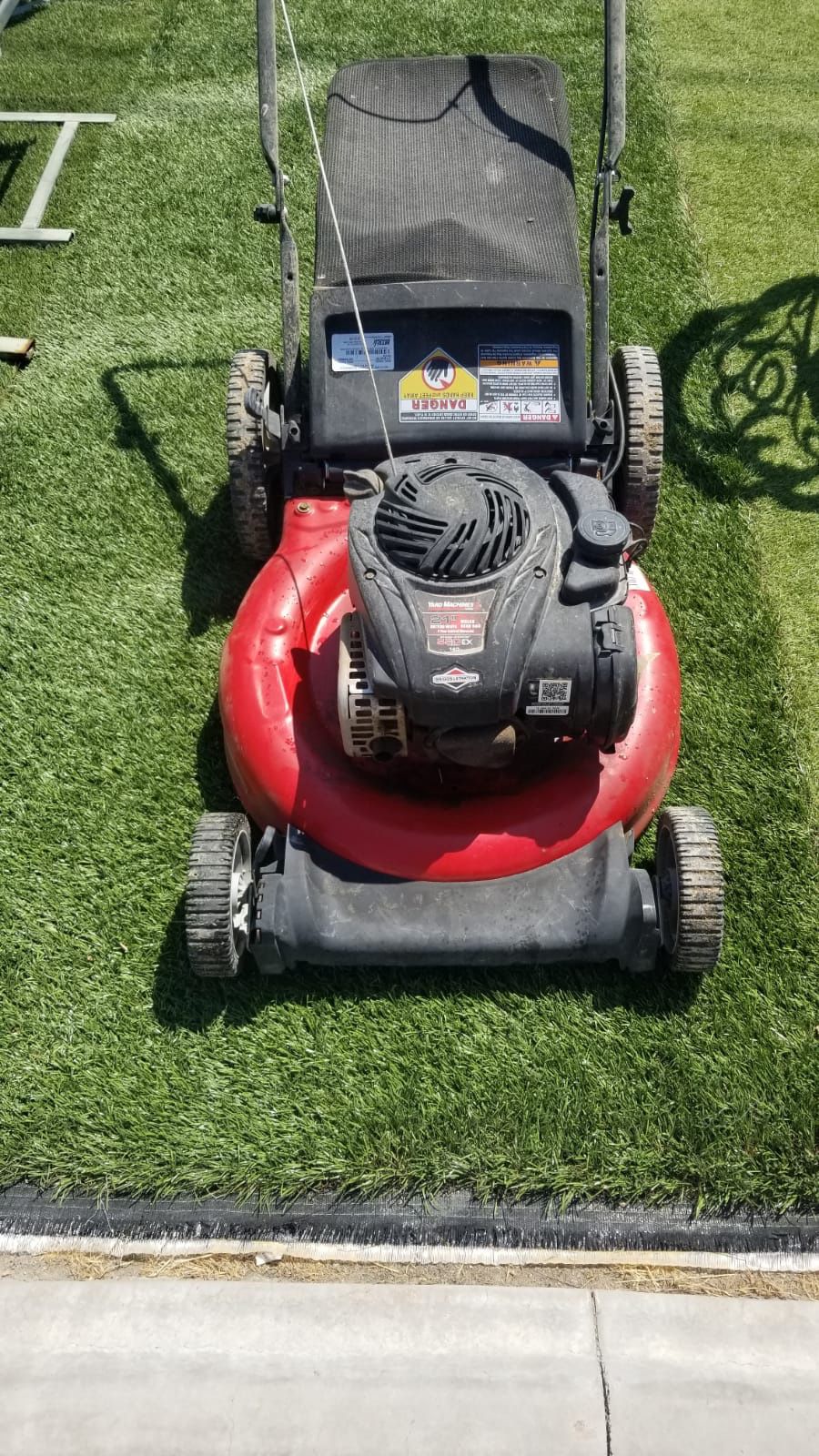 Patio Push lawn mower