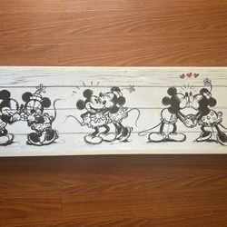 Mickey & Minnie Mouse Canvas Wall Art