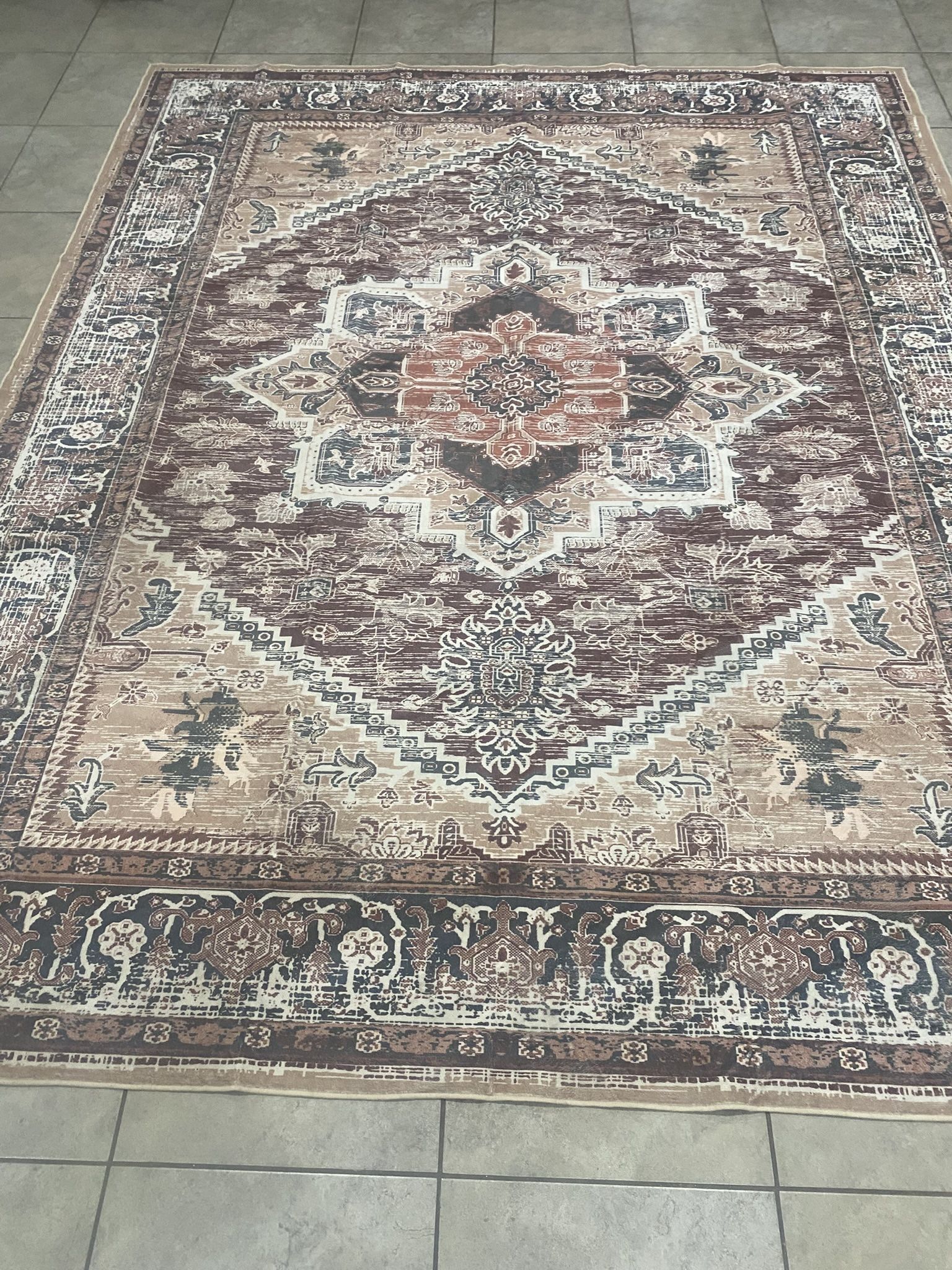 Persian Style 8x10 Washable Area Rug New 