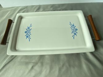 Vintage Corning Ware Cornflower Bake, Broil Tray