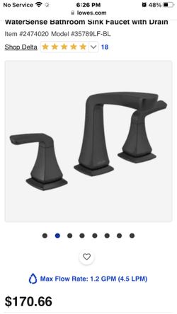New Faucet Everything $1/2 price 