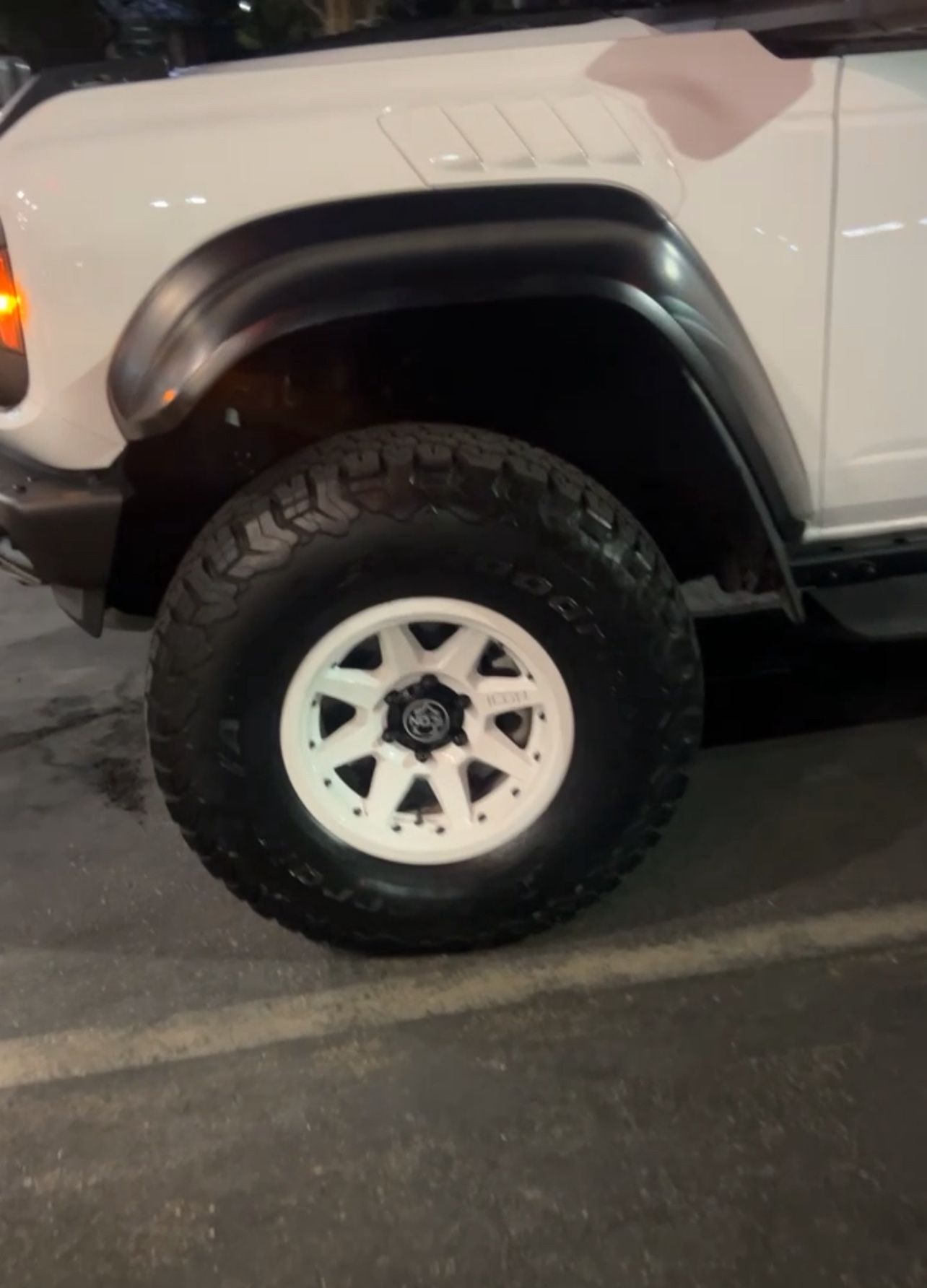 17 Inch Icon Rims Powder Coated White
