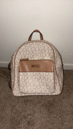 Authentic Calvin Klein Backpack Beige/Brown