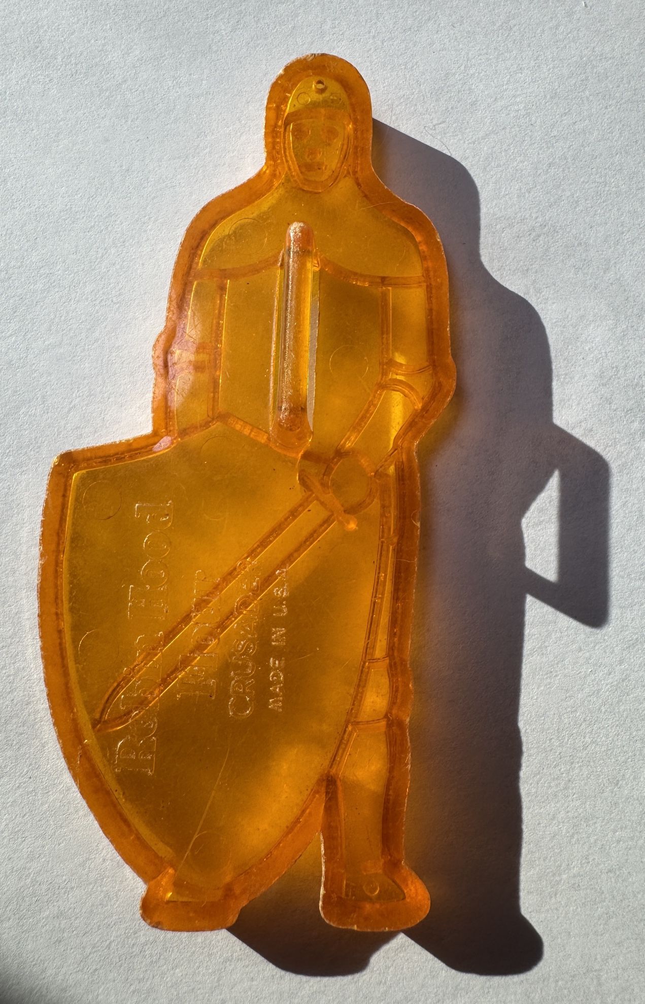 Vintage Robin Hood Knight Crusader Bakelite Flour Cookie Cutter