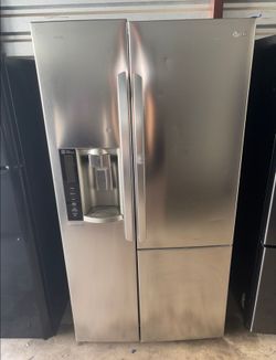 LG Stainless Steel Refrigerator And Freezer