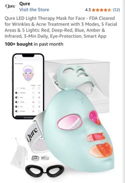 New Qure Red Light Therapy Mask