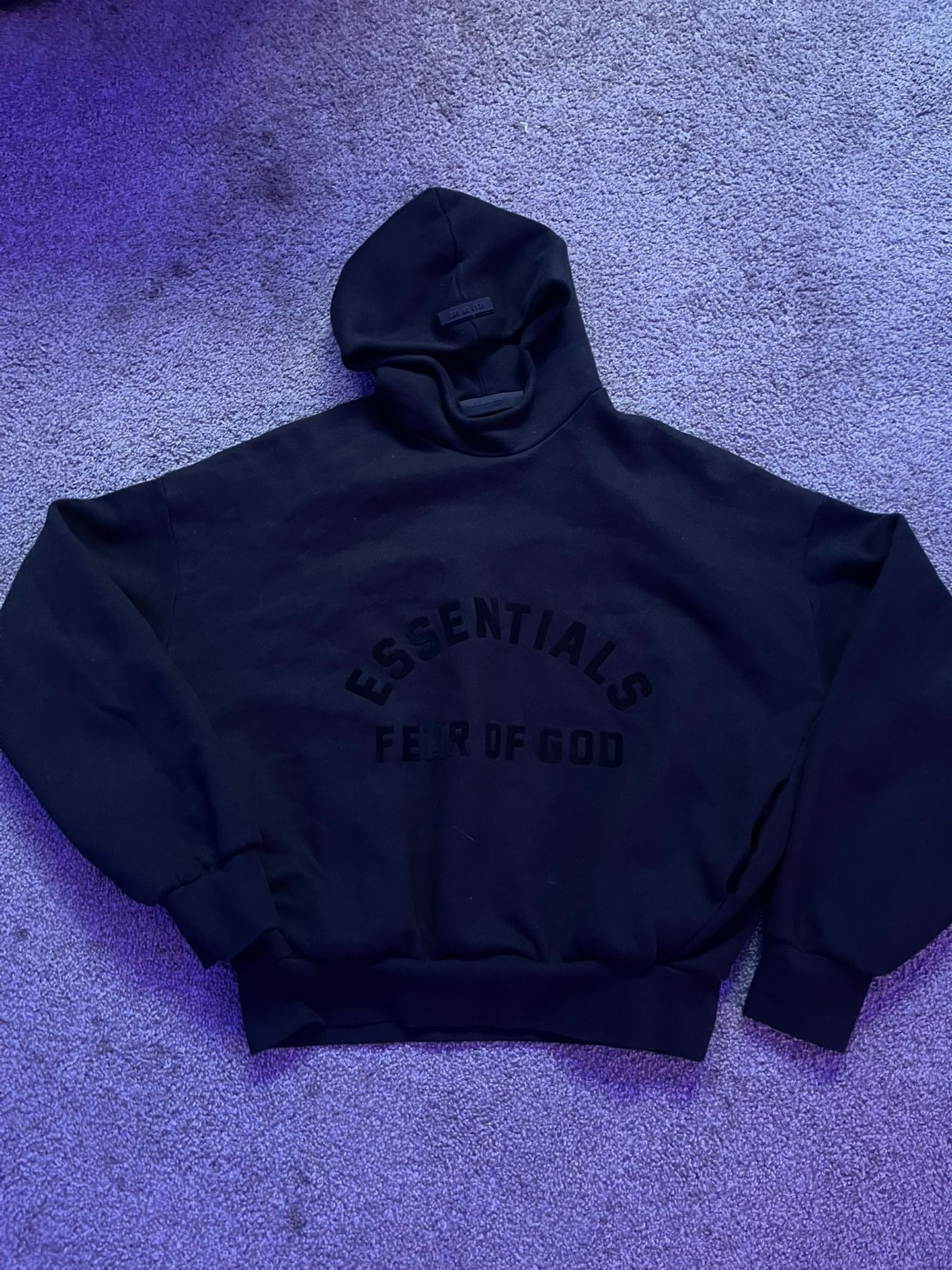 Essentiall Hoodie Black