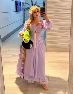 Rapunzel Princess Costume Dress