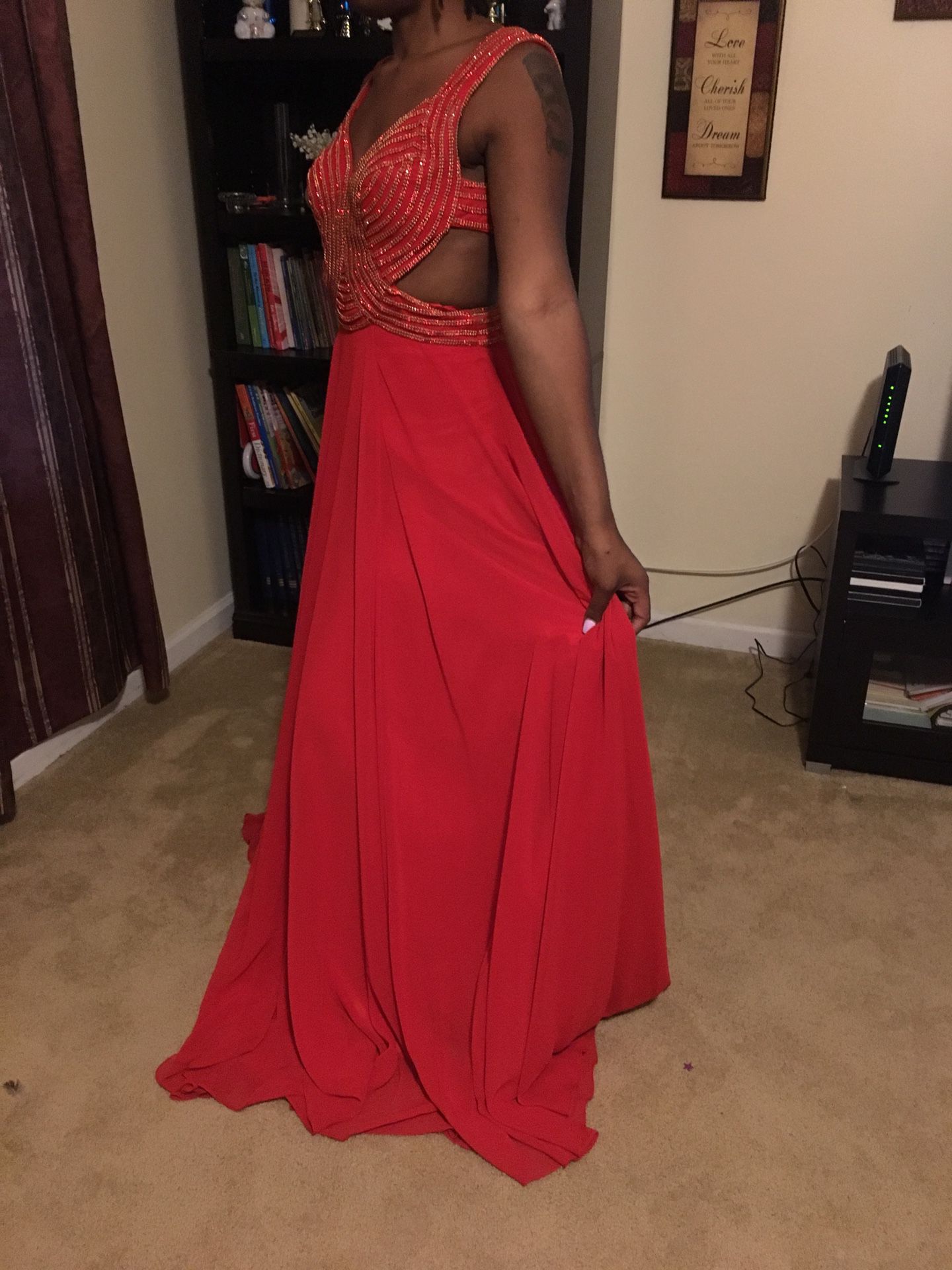 Red Hot Prom Dress