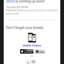 1 ticket to Ronnie James Dio SOLD OUT benefit At Pinz