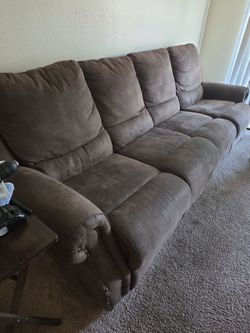 Brown couch
