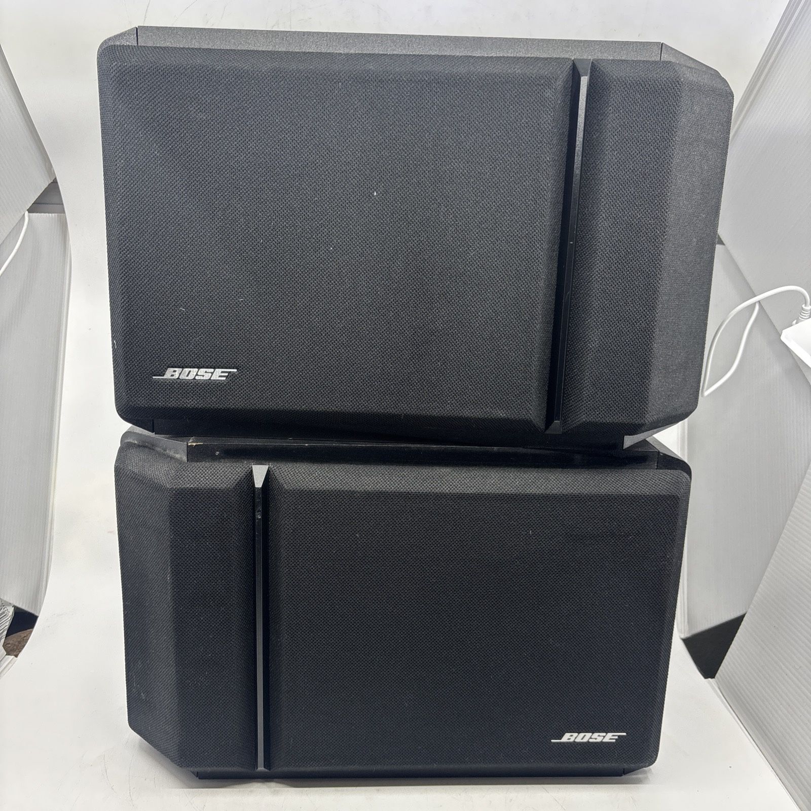 BOSE 201 Series IV 4 Direct Reflecting Black Speakers Pair Works