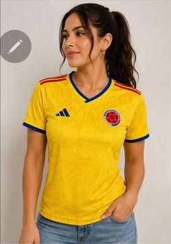 Colombia Yellow Women's Jersey 2026 | Soccer Jersey | Sizes L-XL