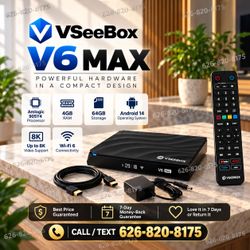 VSEEBOX A+ Vseebox VSEEBOX V6 MAX V6 Plus VSEE BOX Vsee Box VSEE BOX SUPERBOX Superbox SUPERBOX S6 S7 S8 PRO MAX ULTRA -- New