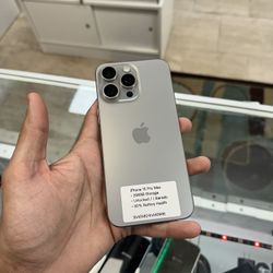 iPhone  15 Pro Max 256GB Unlocked