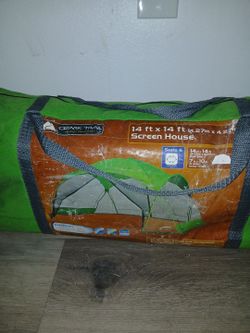 Ozark Trail 14x14 ft tent that seats six