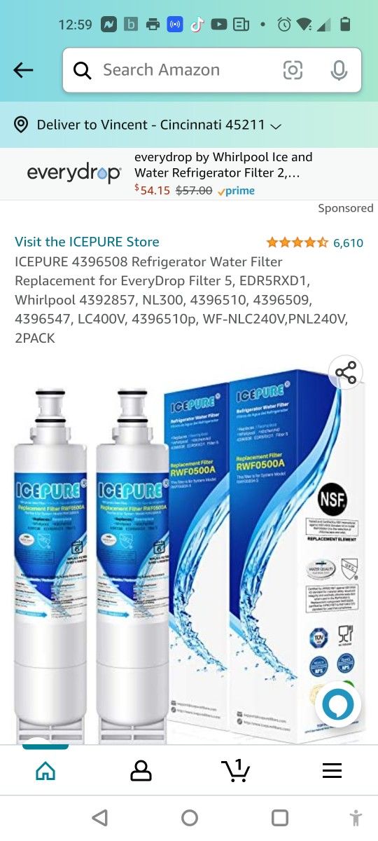 Refrigerator Water Filter