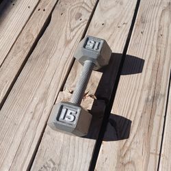 SINGLE 15 LBS Dumbbell